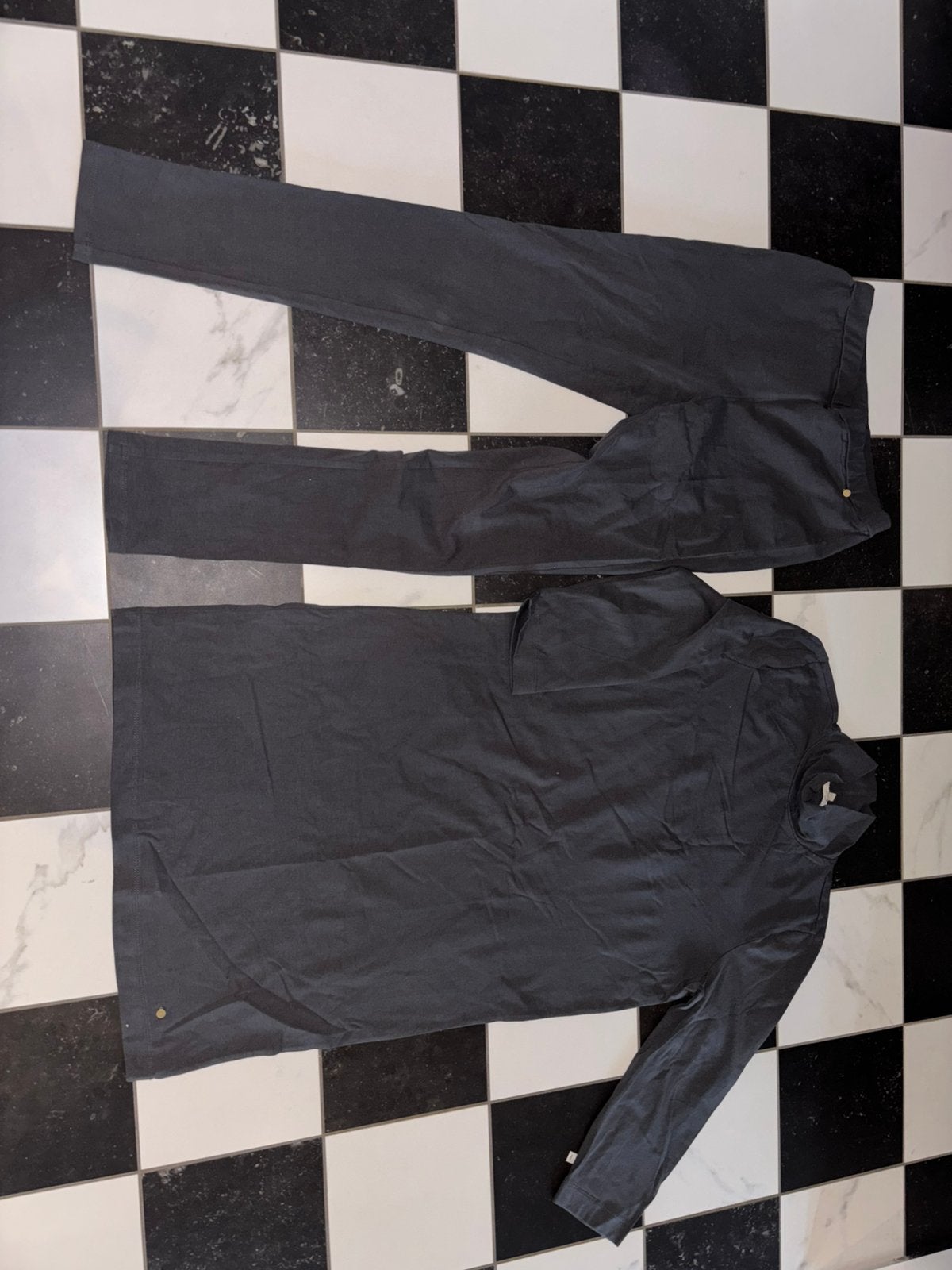 Zusss jurk M bijpassende legging S, Maat 38/40 (M), Ophalen of Verzenden, Zo goed als nieuw, Grijs