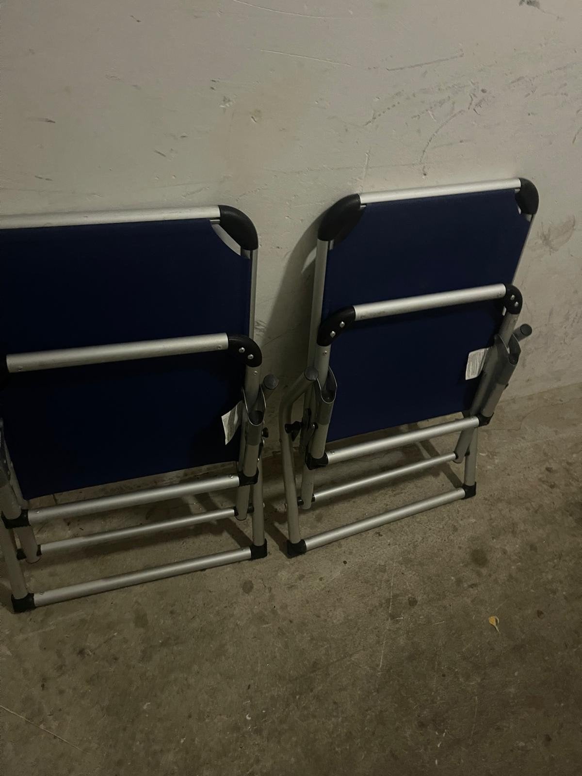 2 strandstoeltjes in goede staat, Ophalen, Gebruikt