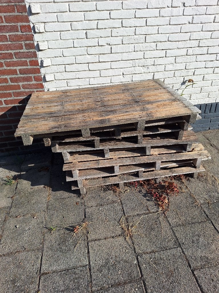 7 pallets GRATIS af te halen, Ophalen, Gebruikt, Minder dan 25 mm, Minder dan 200 cm