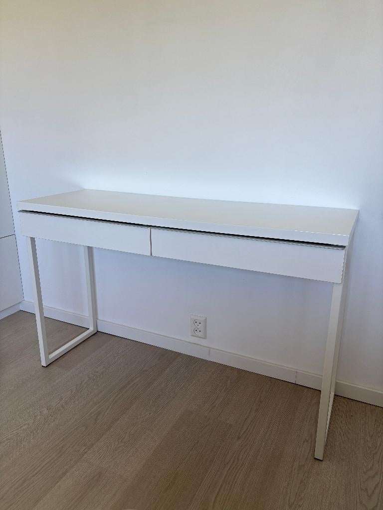 IKEA BESTÅ BURS bureau wit, Huis en Inrichting, Ophalen, Gebruikt, 120 cm, IKEA