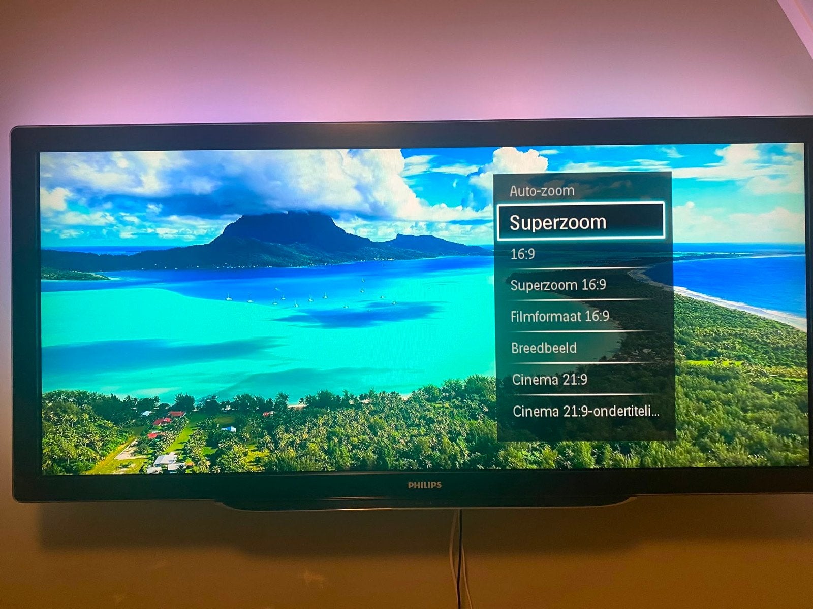 Philips Platinum 3d televisie 21:9 Cinema, Ophalen, Philips, Gebruikt, 50 Hz