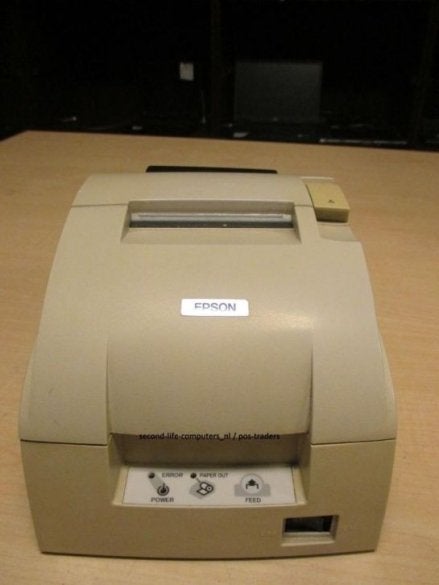 Epson TM-U220D M188D Thermische Ticket POS Keuken Printer, Niet ingevuld, Gebruikt, Printer, Niet ingevuld