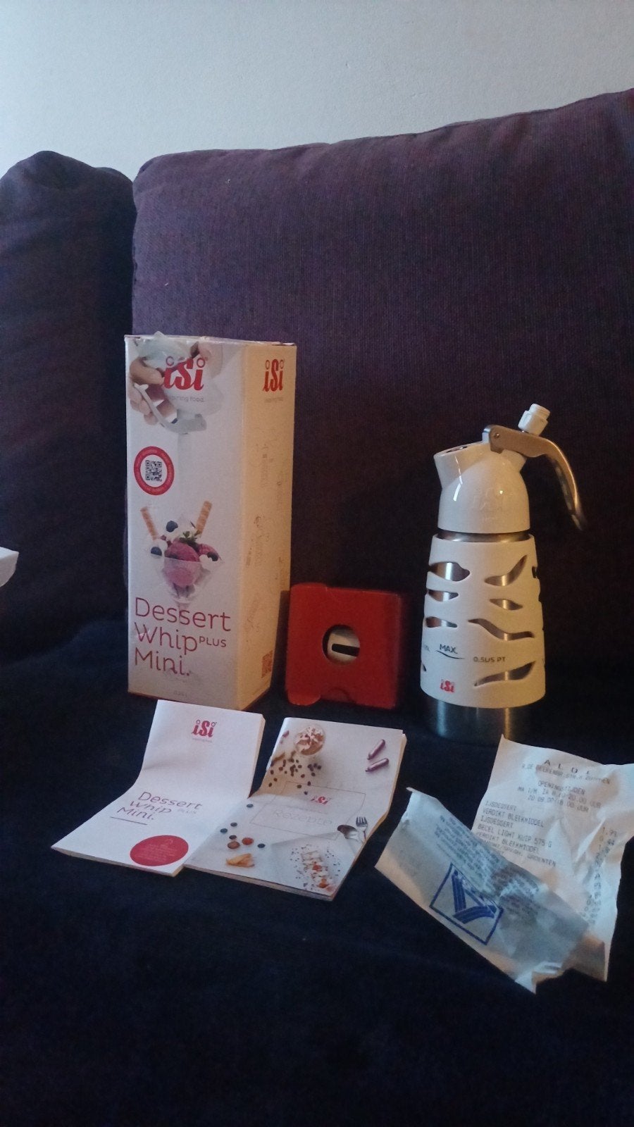 Isi dessert whipe plus mini 25cl nieuw, Ophalen of Verzenden, Nieuw
