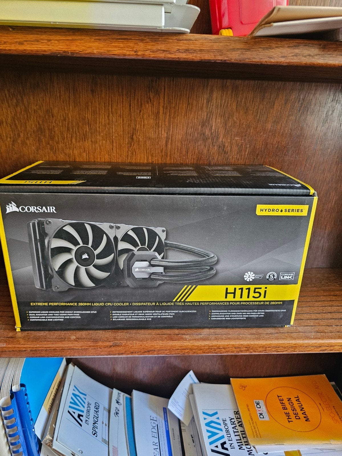 Corsair Hydro Series H115i 280mm Liquid CPU Koeler, Computers en Software, Ophalen of Verzenden, Nieuw, Waterkoeling