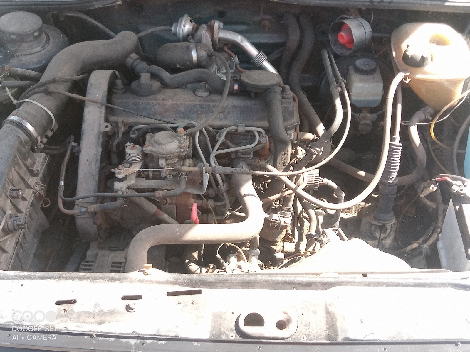 1.9td AAZ motor en bak, Auto-onderdelen, Motor en Toebehoren, Ophalen, Gebruikt, Volkswagen