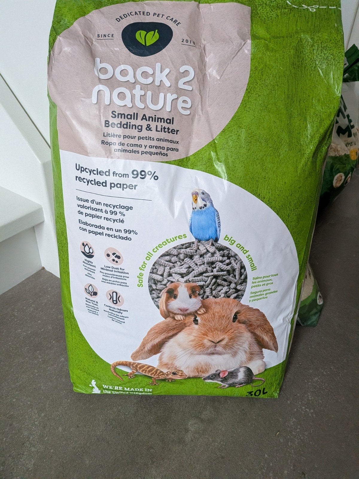 Back 2 nature 30liter nieuwe dichte zak, Dieren en Toebehoren, Ophalen, Nieuw
