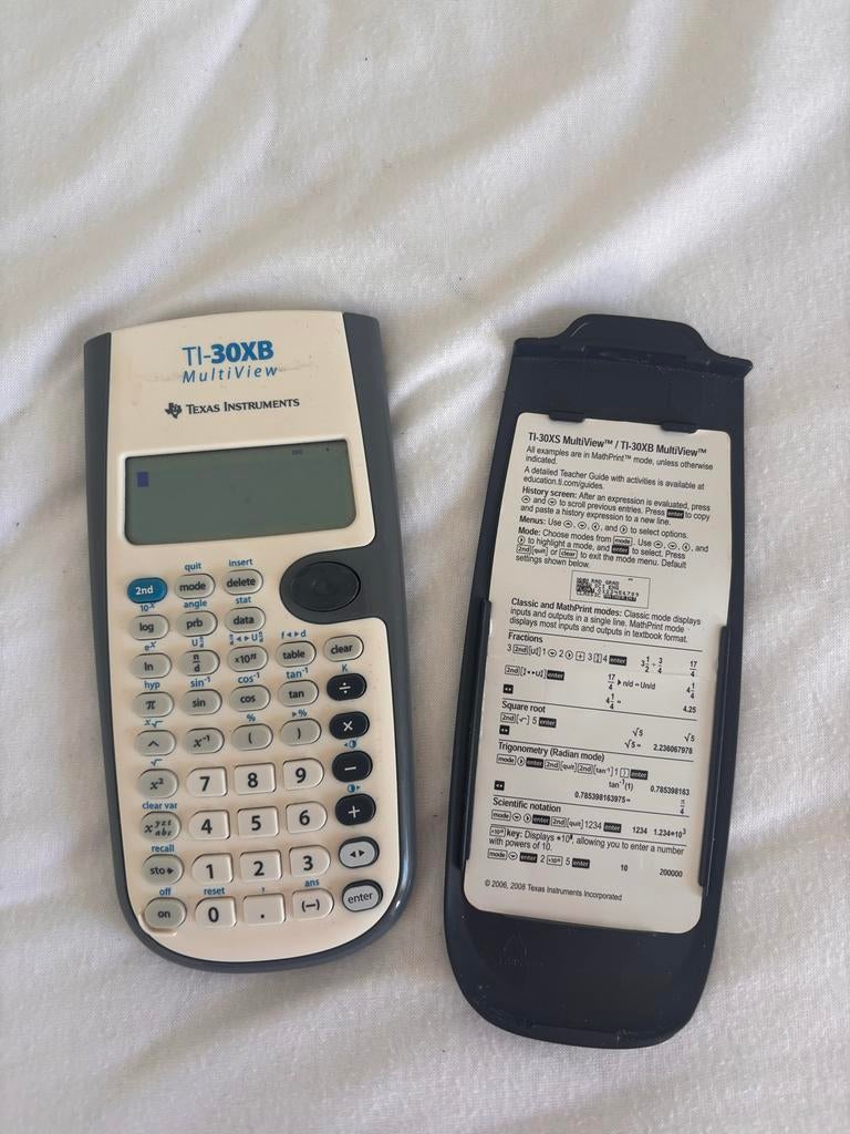 Rekenmachine Texas Instruments TI-30XB, Ophalen of Verzenden, Gebruikt