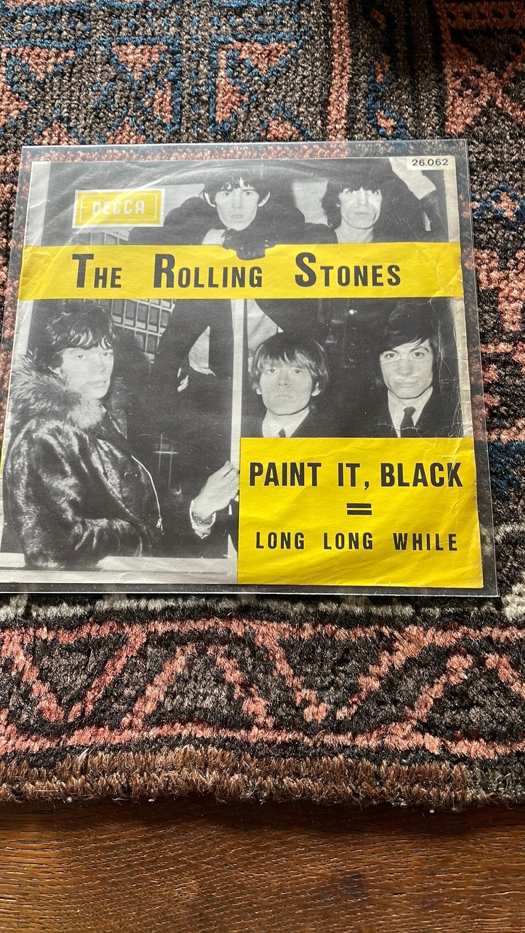 Single The Rolling Stones: Paint it black ((België), Ophalen of Verzenden, Gebruikt, Pop