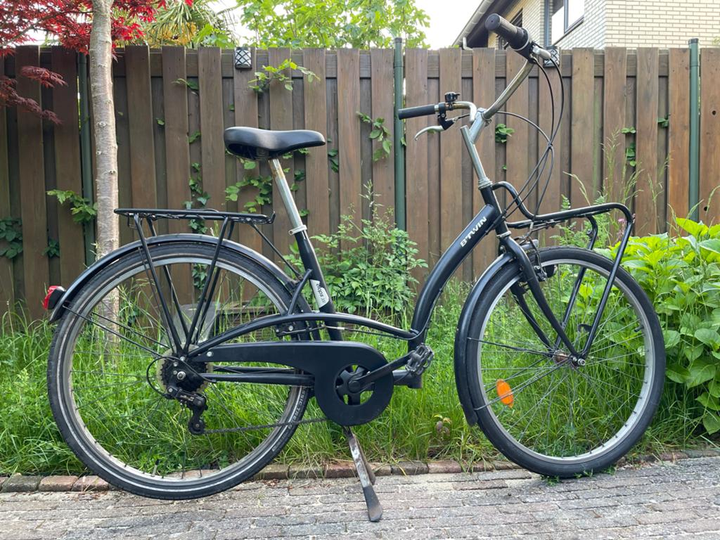 Decathlon Elops 300 Stadsfiets - Comfortabel en Praktisch, Gebruikt, Velgrem, Versnellingen, 50 tot 53 cm