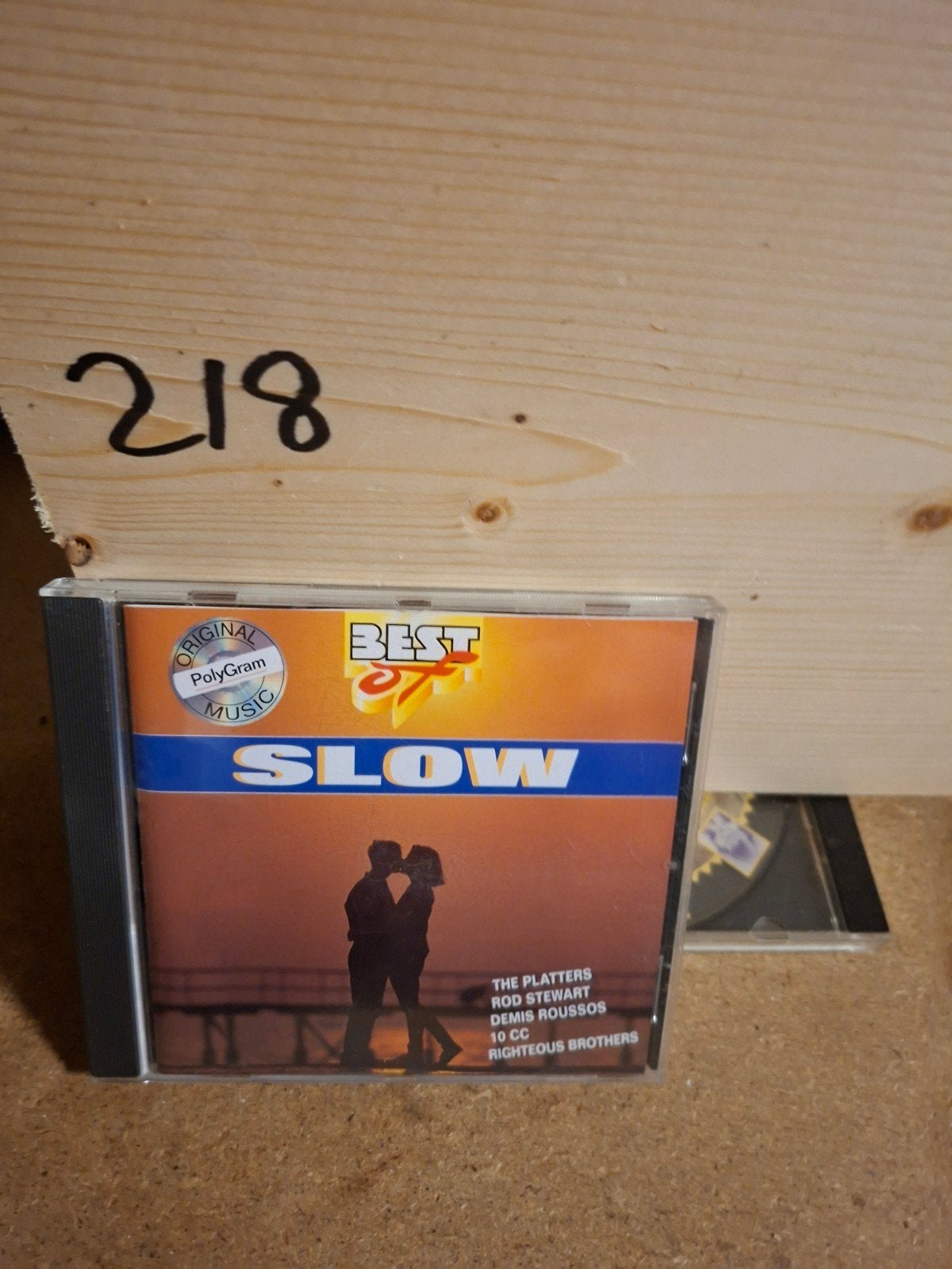 Best Of Slow CD - The Platters, Rod Stewart, Demis Roussos, Ophalen of Verzenden, Gebruikt, Pop, Verzamelalbum