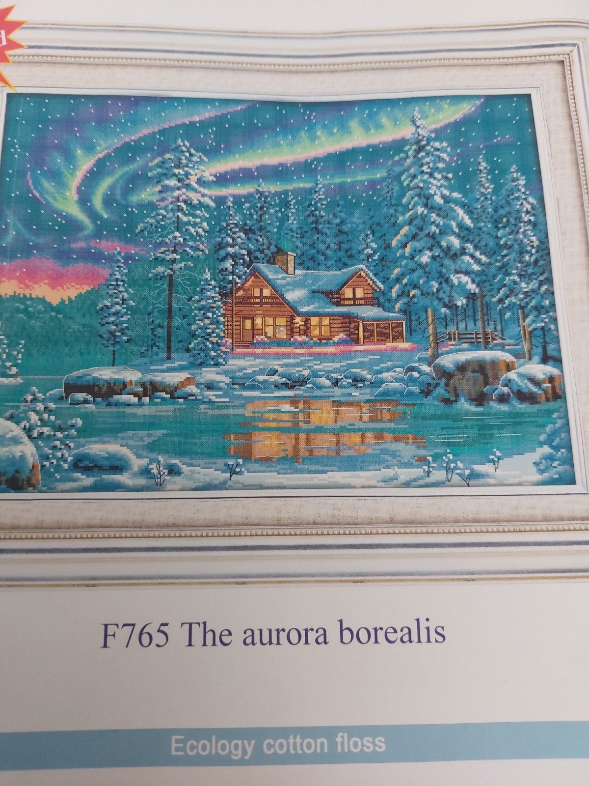 Zeer mooi voorbedrukt borduurpakket, Verzenden