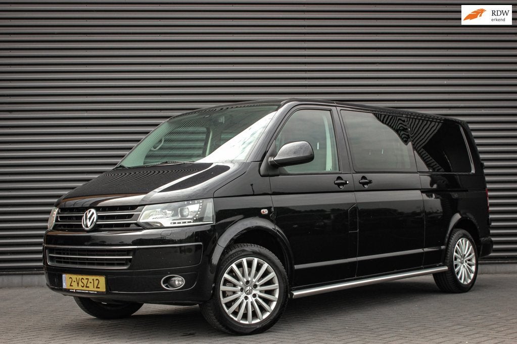 Volkswagen Transporter 2.0 TDI L2H1 4Motion DC Highline 180P, Auto's, Bestelauto's, Automaat, Euro 5, Stof, Gebruikt