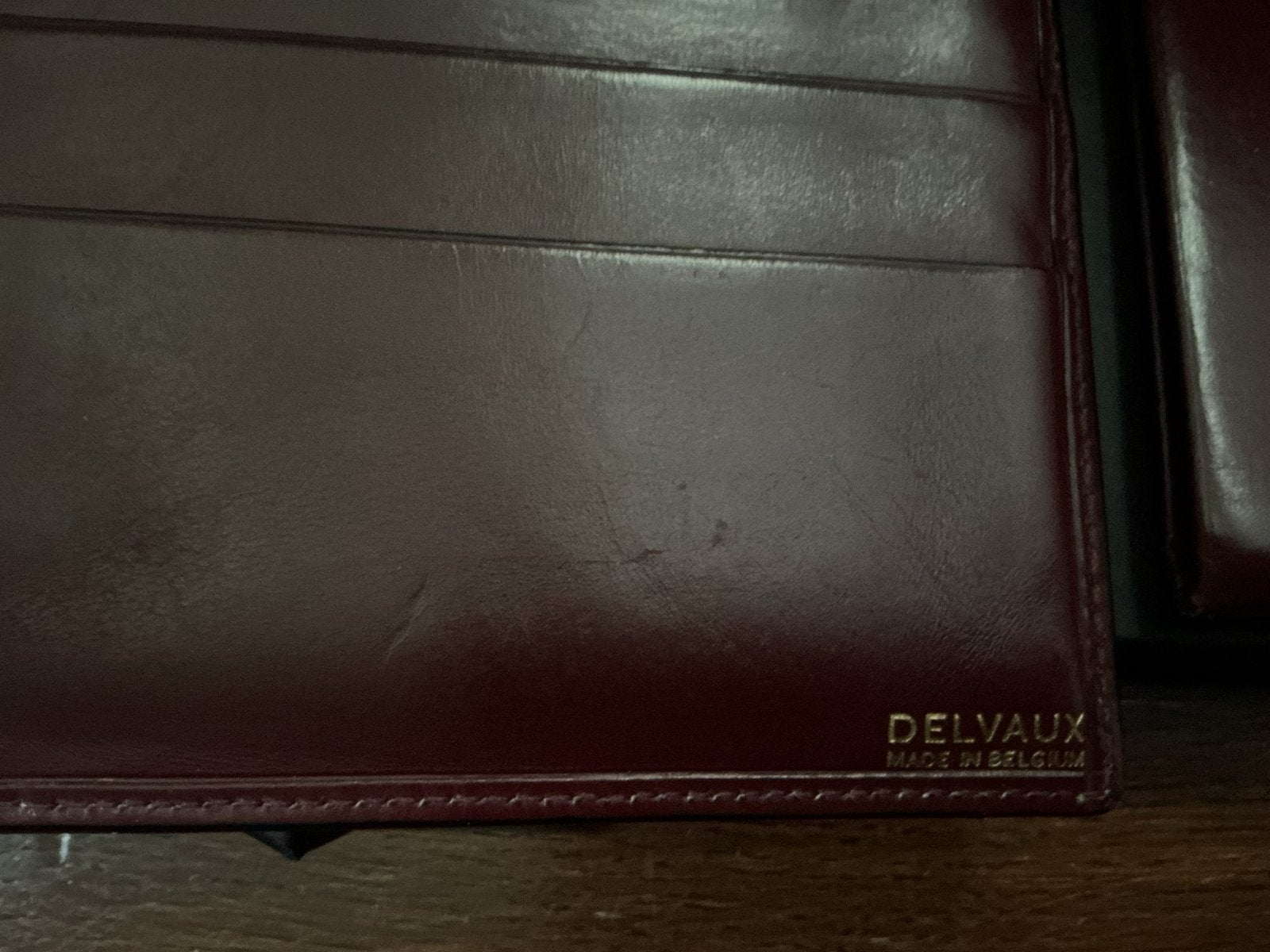 Delvaux Leren Portemonnee en kaartenhouder, quasi nieuw, Sieraden, Tassen en Uiterlijk, Overige merken, Ophalen of Verzenden, Zo goed als nieuw