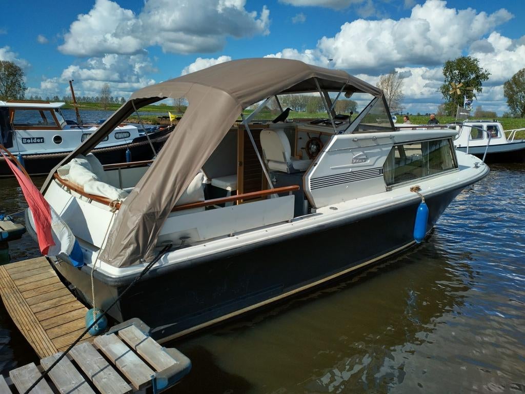 Fijne Familie Kajuitboot Nordstar met inboord Mercedes motor, Watersport en Boten, Ophalen, 10 tot 30 pk, Gebruikt, Binnenboordmotor