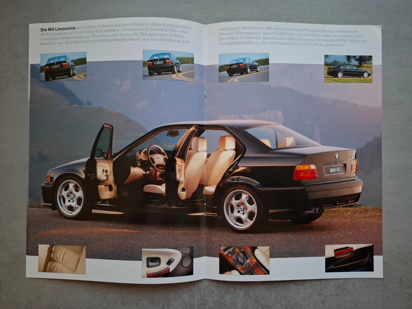 BMW M3 brochure - 1994, Ophalen of Verzenden, Zo goed als nieuw, BMW