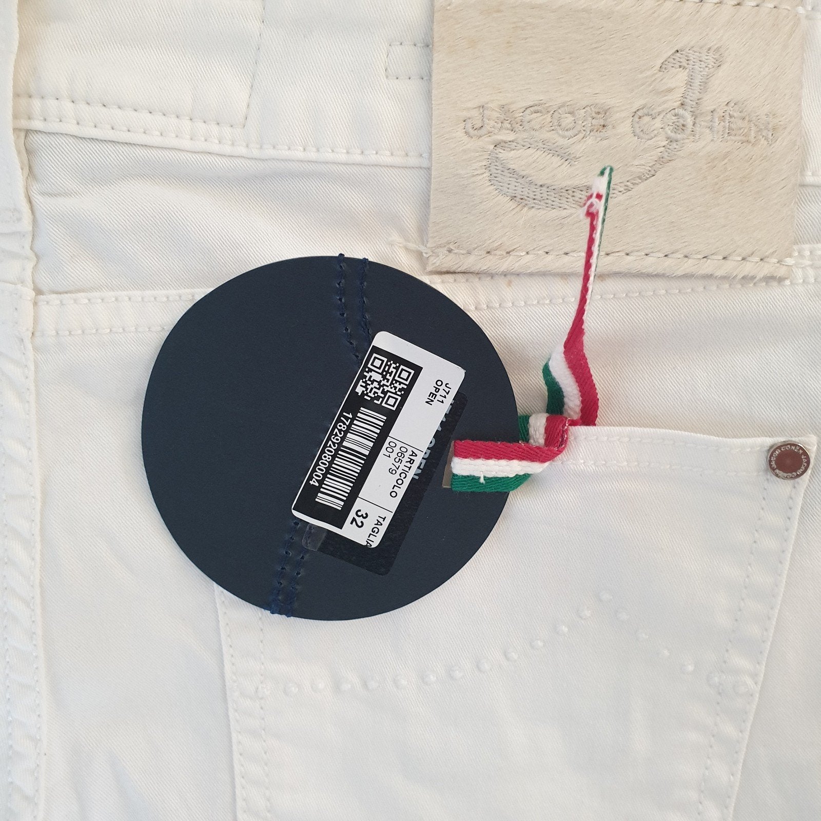Jacob Cohën – Straight fit jeans met hoge taille |  Nieuw!, Wit, Jacob Cohën, Nieuw, Ophalen of Verzenden