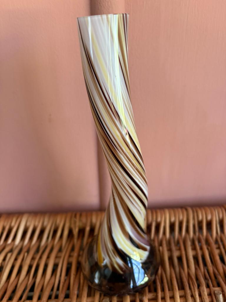 Vintage Carlo Moretti Swirl Vaasje., Ophalen of Verzenden
