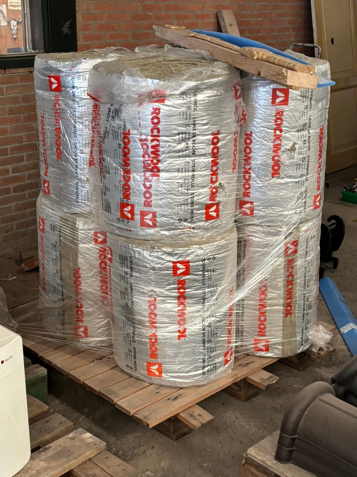 Rockwool isolatie (rockfoof sideefix base), Ophalen, Steenwol, Zo goed als nieuw, 15 m² of meer