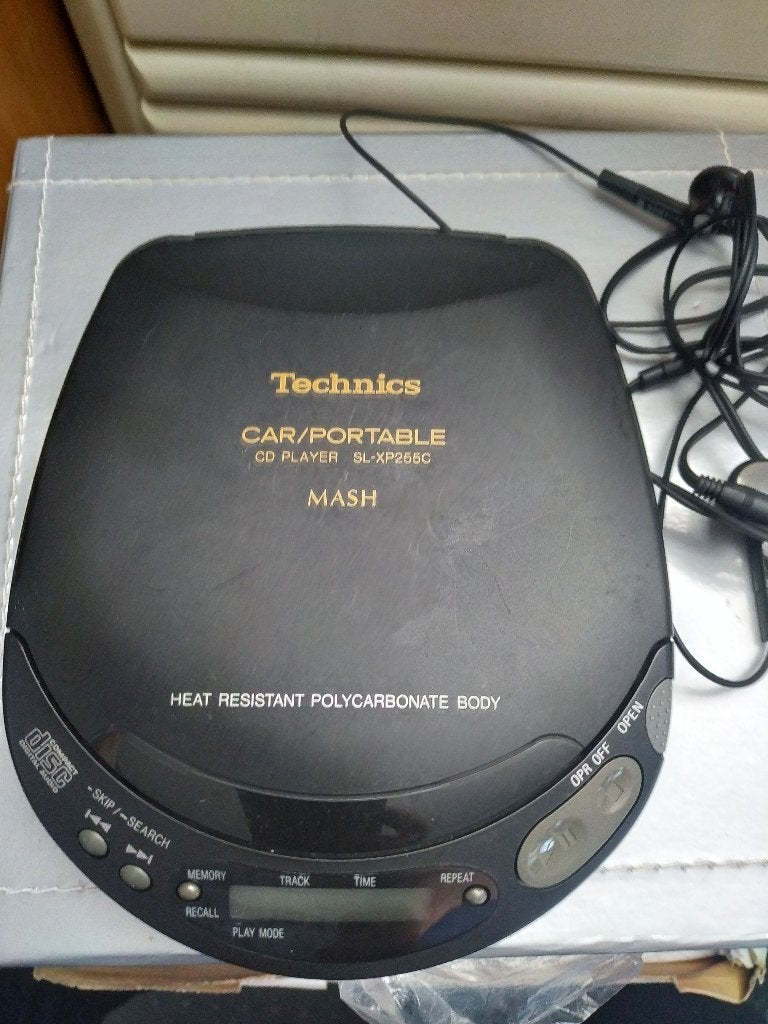 Technics SL-XP255C DRAAGBARE CD-SPELER, Ophalen of Verzenden, Gebruikt, Technics, Draagbaar