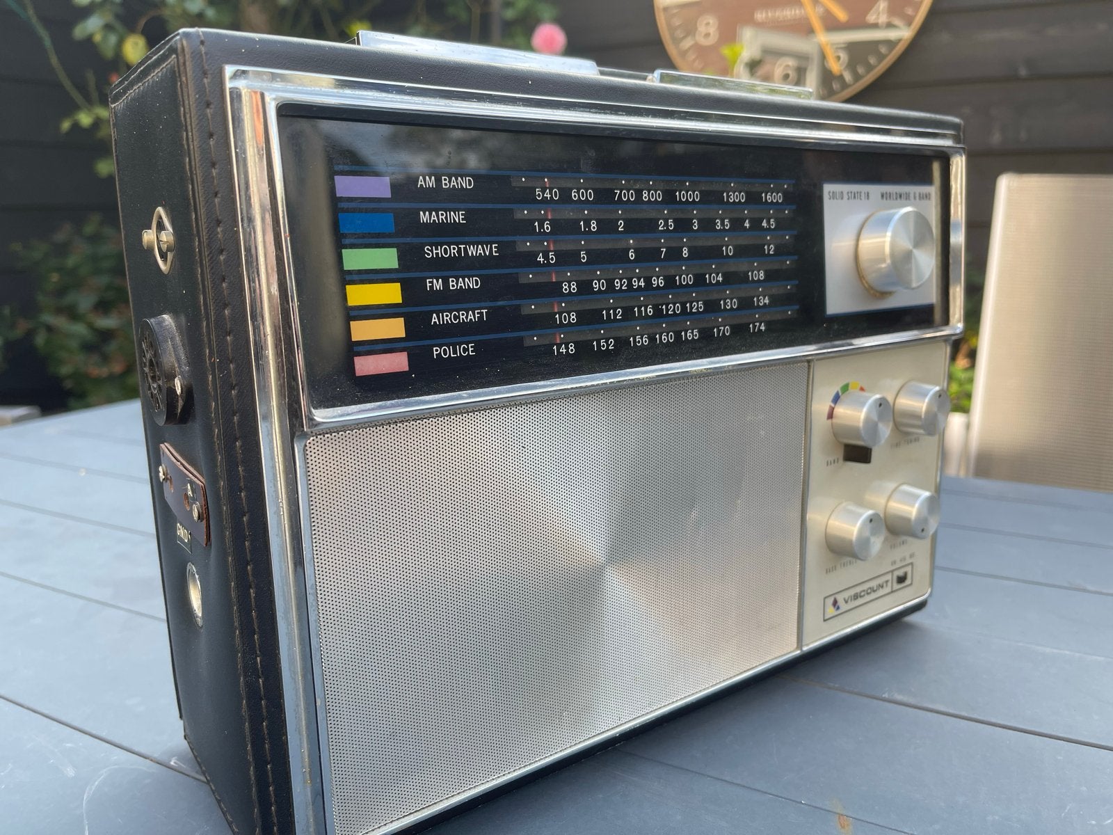 Vintage Viscount Solid State 18 Wereldontvanger Radio, Ophalen of Verzenden, Gebruikt, Wereldontvanger