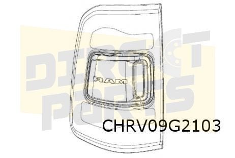 Dodge Ram 5/18- (5e generatie) achterlicht Links origineel!, -, Verzenden, -, Nieuw
