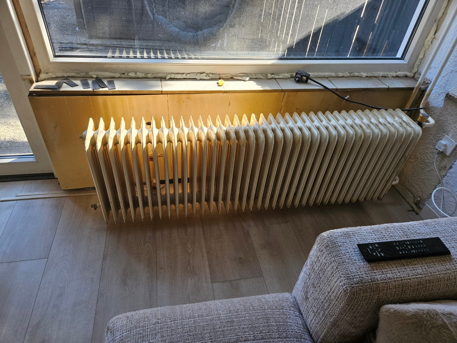 Vintage radiator jaren '60/'70 - Klassieke stijl, Ophalen, 30 tot 80 cm, Gebruikt, Radiator