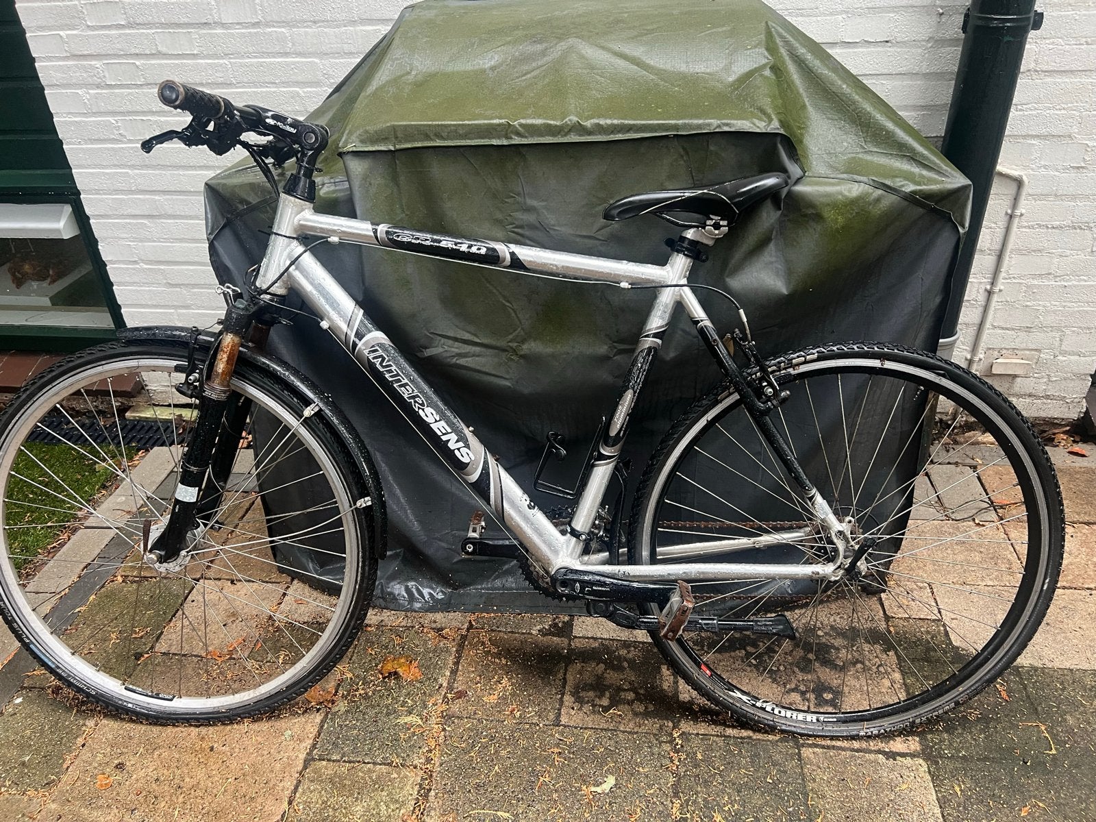 Heren racefiets - prima staat met lichte roestplekjes, Fietsen en Brommers, Fietsen | Heren | Herenfietsen, Ophalen, Gebruikt