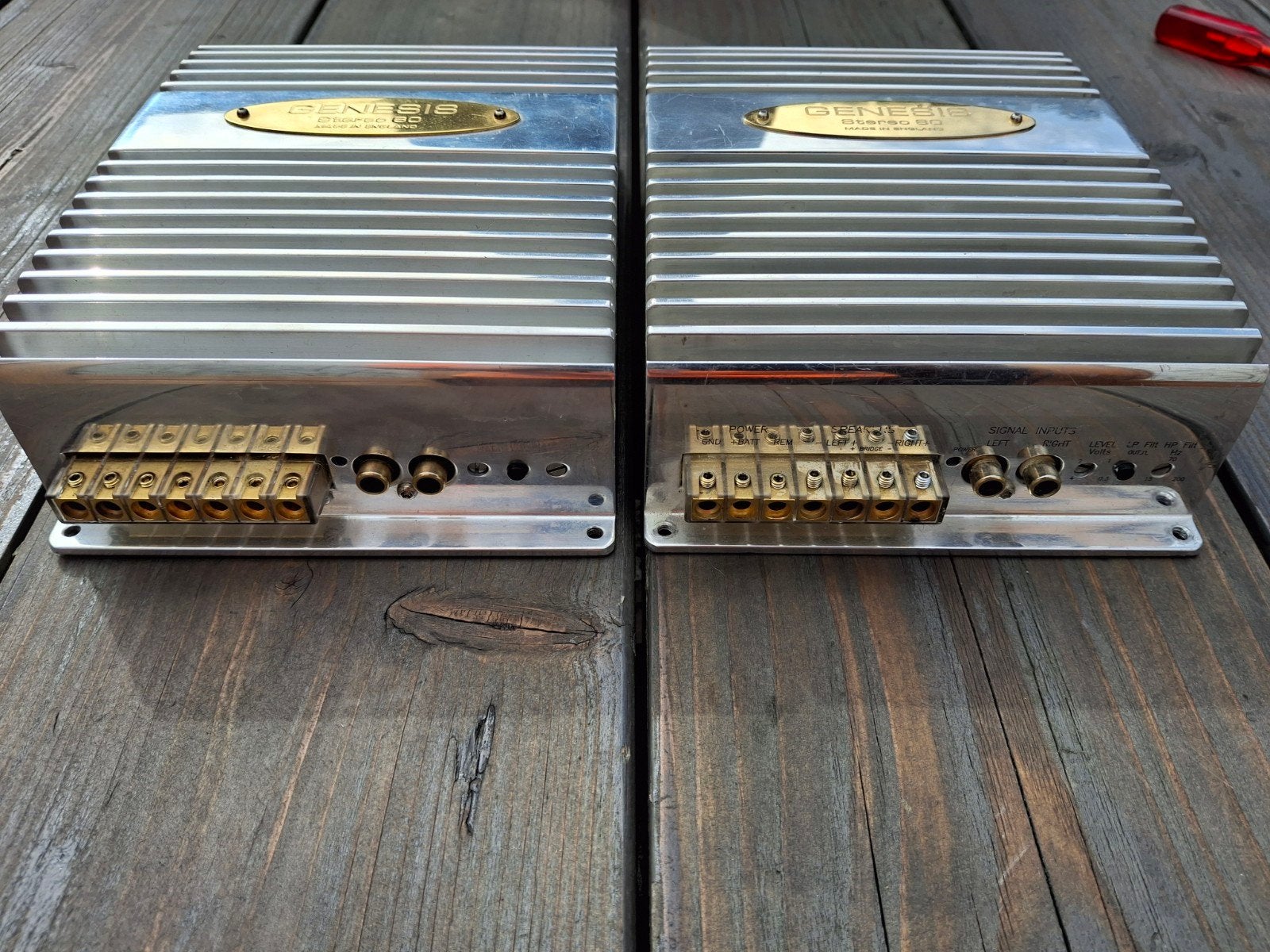 2 x genesis stereo 60 versterker, Ophalen of Verzenden