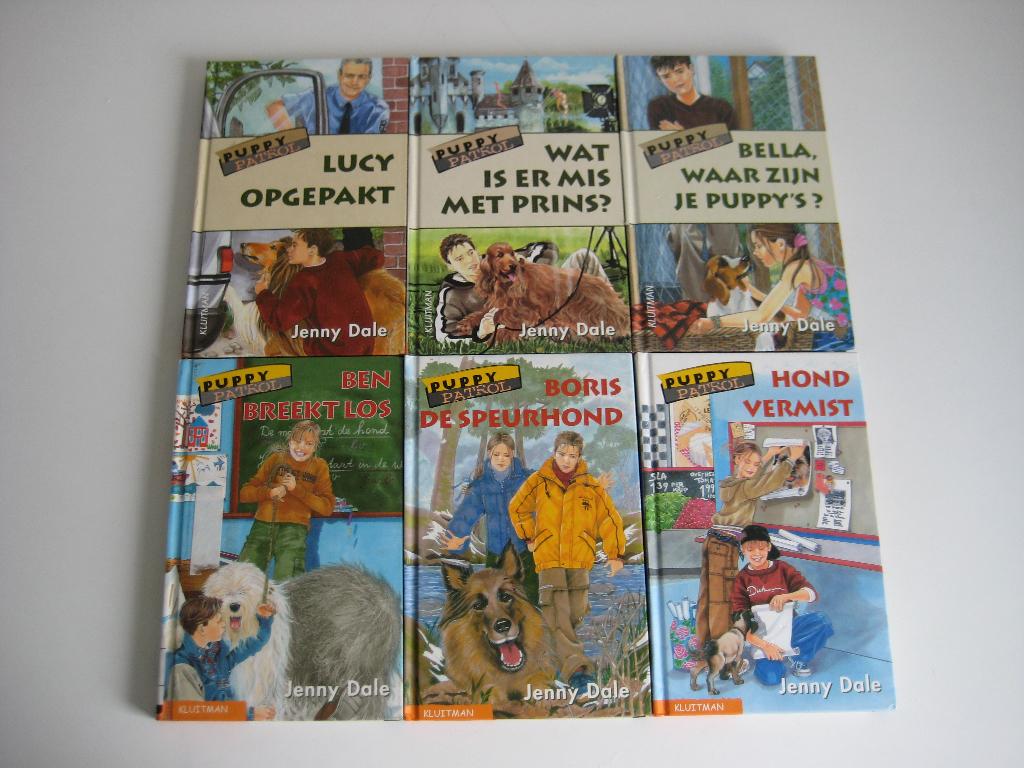 6x Puppy Patrol van Jenny Dale, Gelezen, Fictie algemeen, Ophalen of Verzenden, Jenny Dale