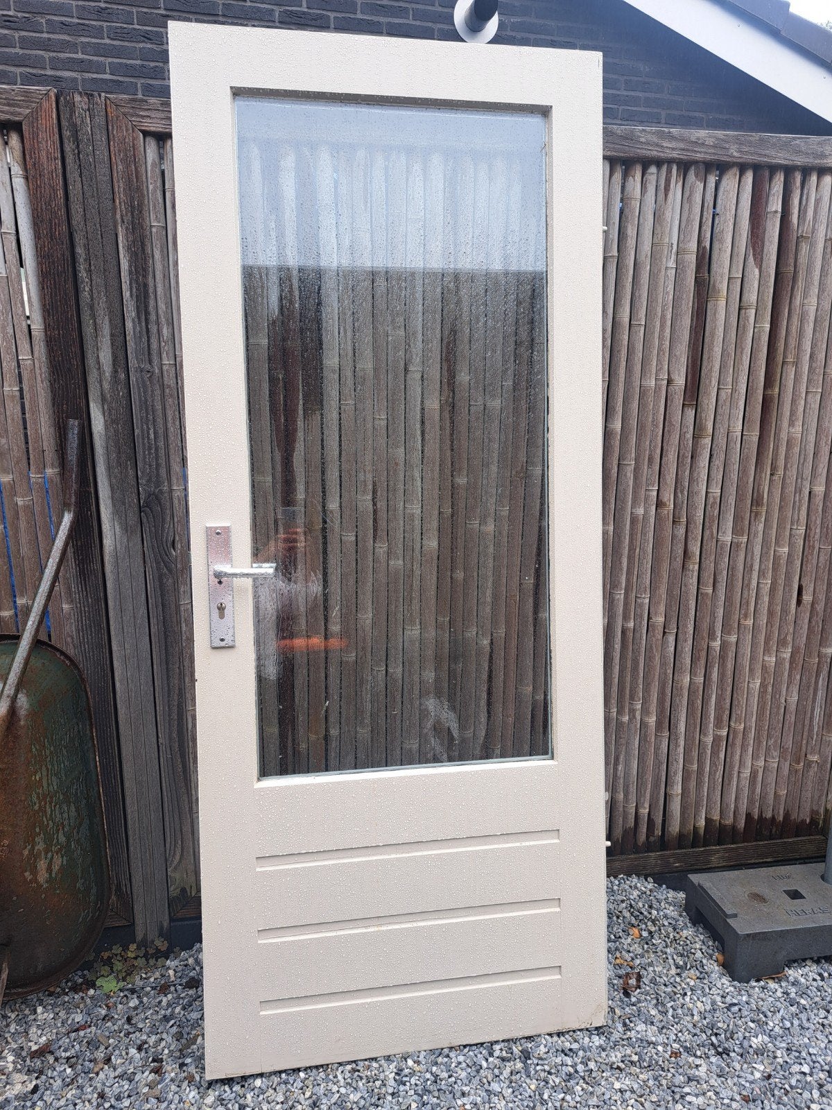 1x buitendeur, Ophalen, Gebruikt, 80 tot 100 cm, Buitendeur