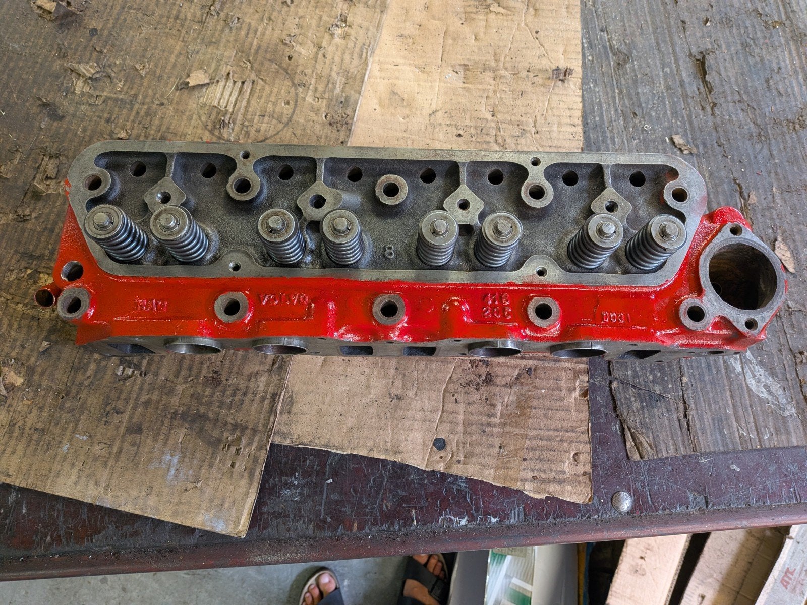 Gereviseerde cilinderkop Volvo B20, Ophalen, Gereviseerd, Volvo