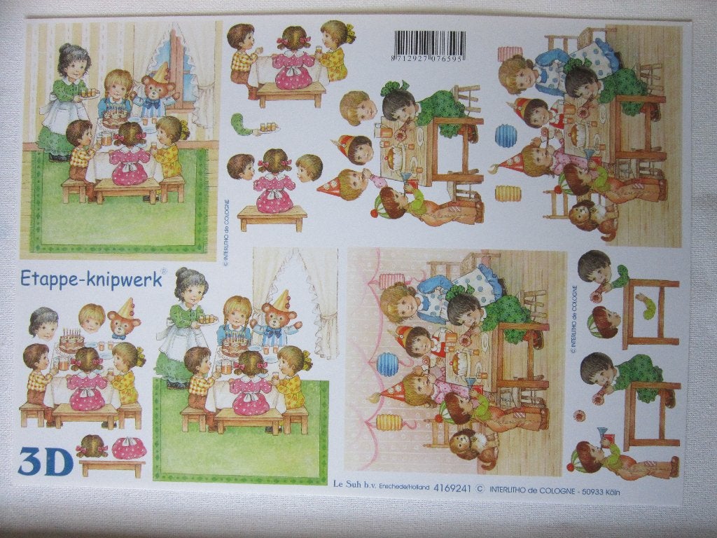 3d knipvellen, 10stuks voor 1,00 euro. 20stuks voor1,50 euro, Ophalen of Verzenden, Nieuw, Overige thema's, Knipvel