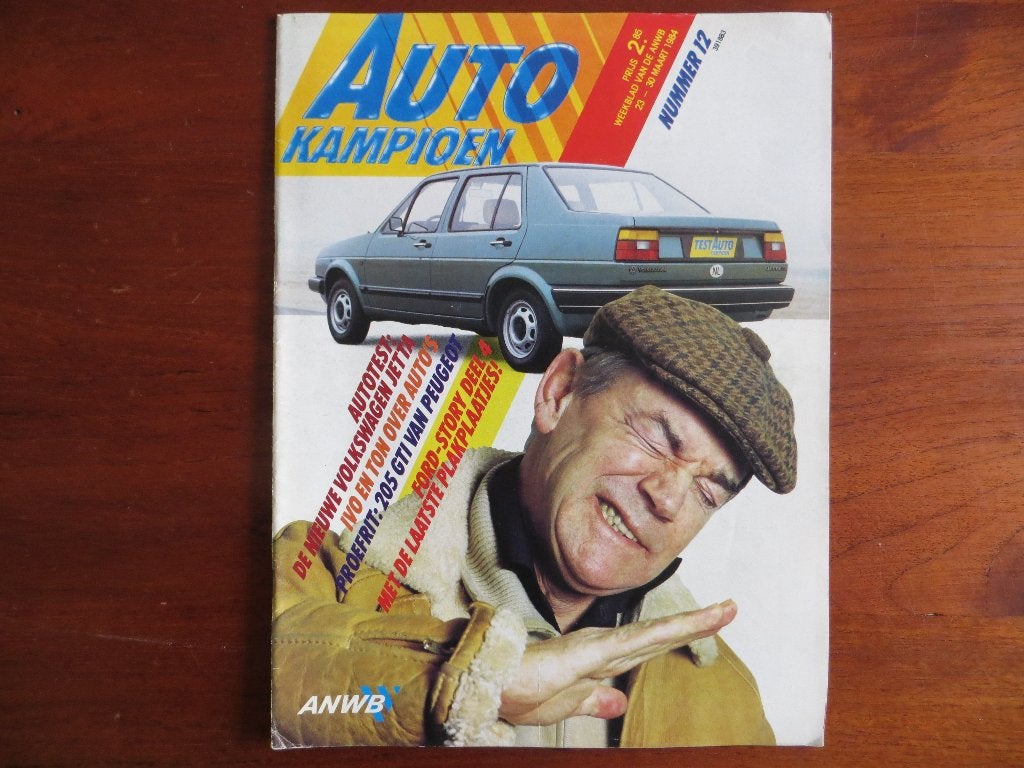 Autokampioen 12 1984 VW Jetta Peugeot 205 GTI, Ford plaatjes, Ophalen of Verzenden, Nieuw, Peugeot