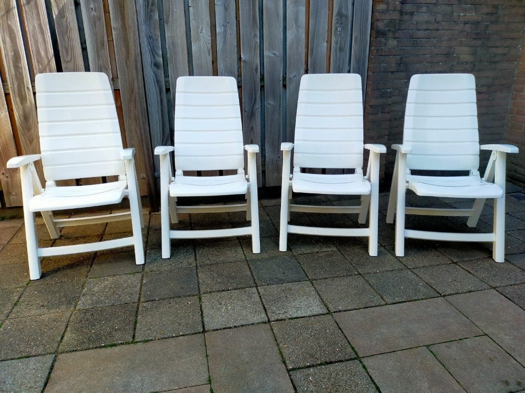 4 tuinstoelen Hartman Master club, Ophalen, Zo goed als nieuw, Kunststof