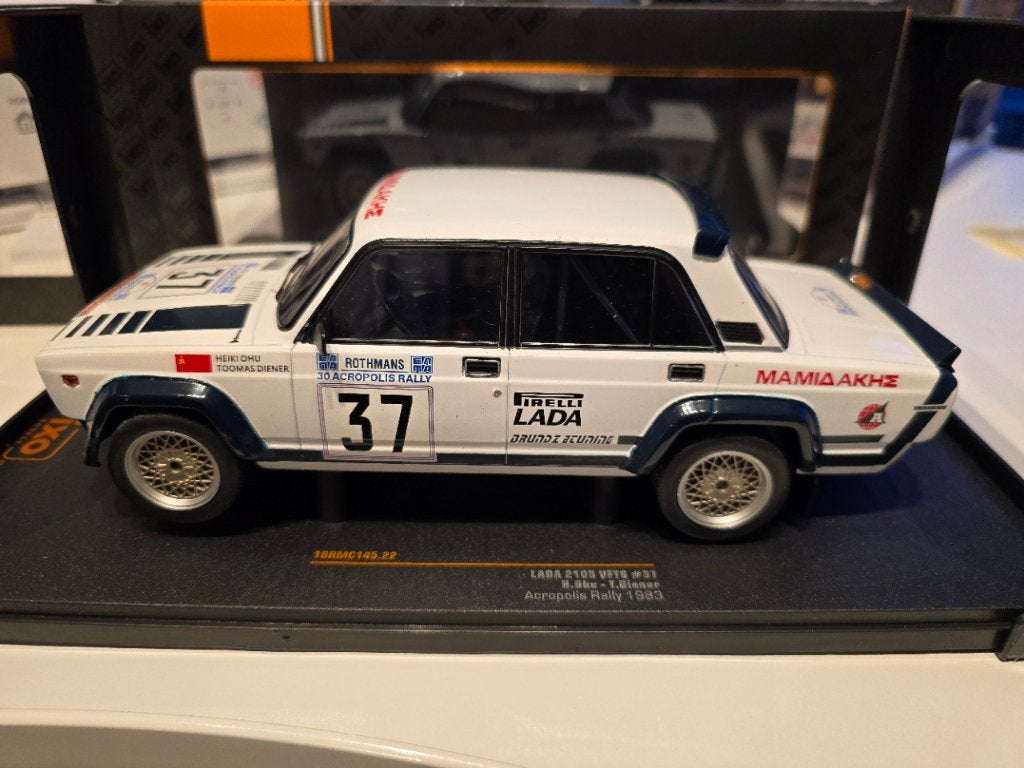 Lada 2105 rally 1983 1/18, Ophalen of Verzenden, Nieuw, Auto, Overige merken