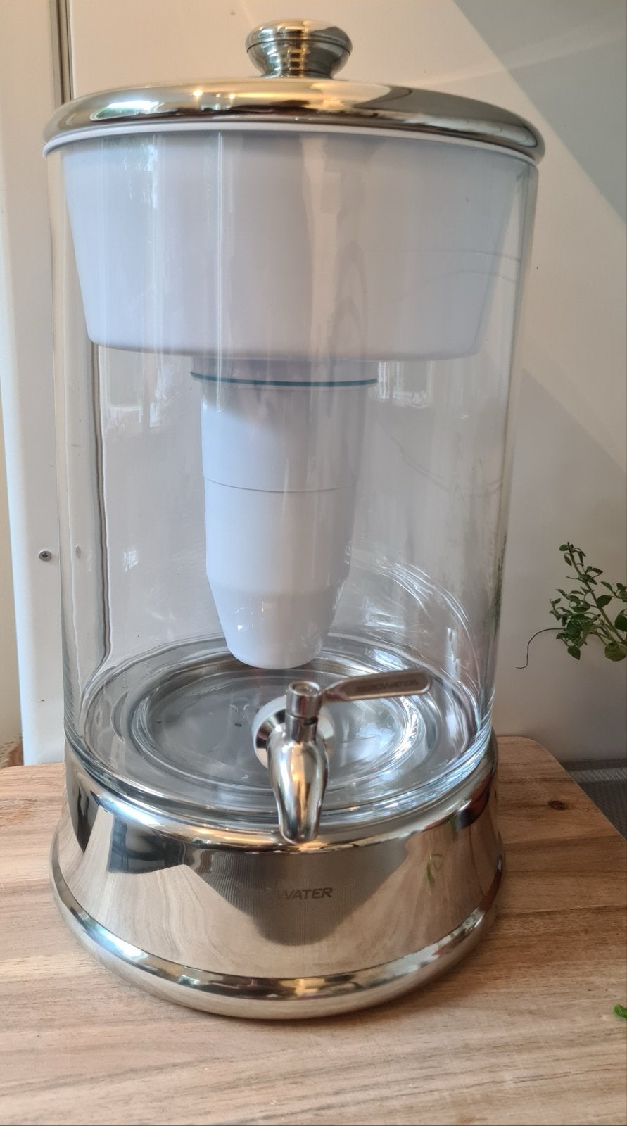 Zerowater 9L glazen waterfilter, Ophalen, Zo goed als nieuw