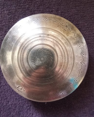 antiek rond zilveren doosje, Amsterdam 1827 J. van Wijk, Ophalen of Verzenden
