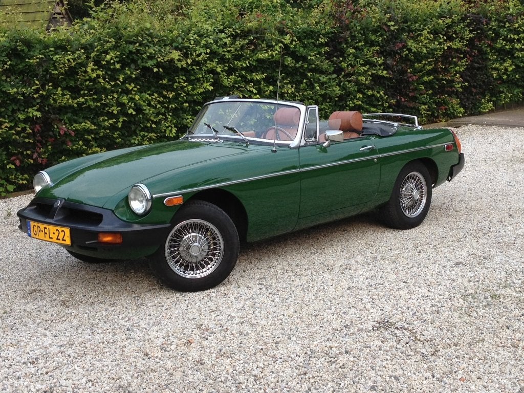 MG B 1.8 USA Tourer 1976, B, Achterwielaandrijving, Cabriolet, Bruin