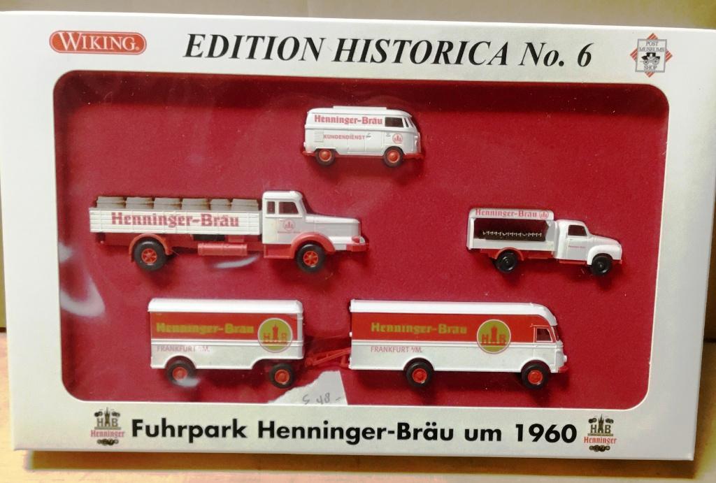 WIKING H0 81-24 HENNINGER-BRÄU SET Postmuseum 2004 N in OVP, Ophalen of Verzenden, Nieuw, Auto, Wiking
