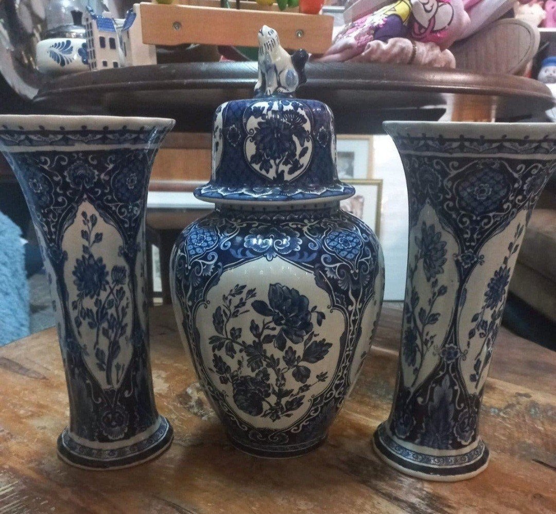 Prachtige Delfts Blauwe Kaststel van Royal Boch Holland, Ophalen