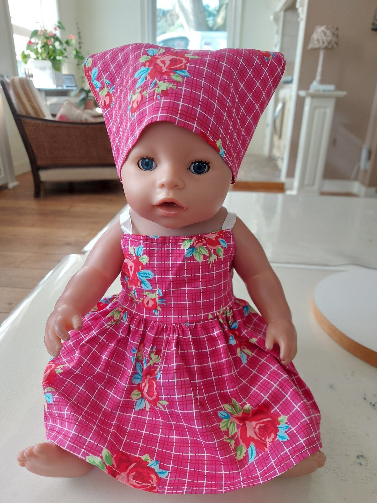 rozen zomer 2 delig set baby born pop 34cm, Ophalen of Verzenden, Nieuw, Babypop