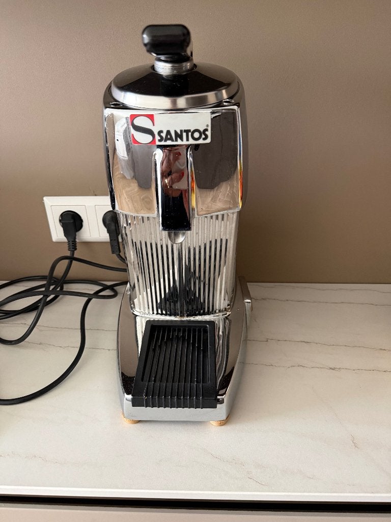 Santos elektrische citruspers rvs, Witgoed en Apparatuur, Ophalen of Verzenden, Zo goed als nieuw, Elektrisch, Citruspers