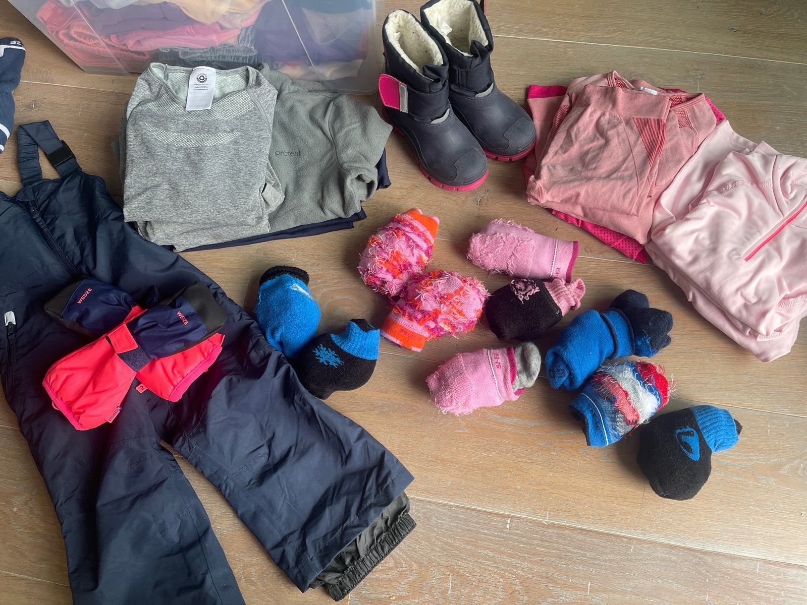 Diverse maten thermokleding en winteraccessoires, Kleding | Dames, Ophalen of Verzenden, Gedragen, Maat 34 (XS) of kleiner, Overige typen