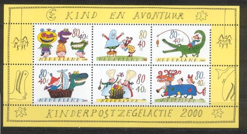 Nederland nr. 1930 Blok Kinderzegels postfris, Verzenden, Na 1940, Postfris