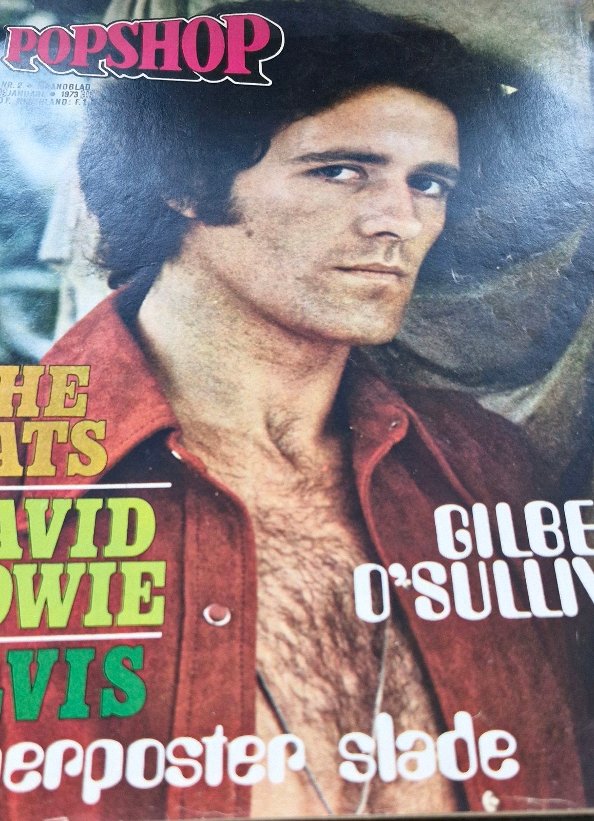 Popshop  1973 - D bowie-slade-M  Jackson, Elvis- cats-, Ophalen of Verzenden, Gelezen, Muziek, Film of Tv
