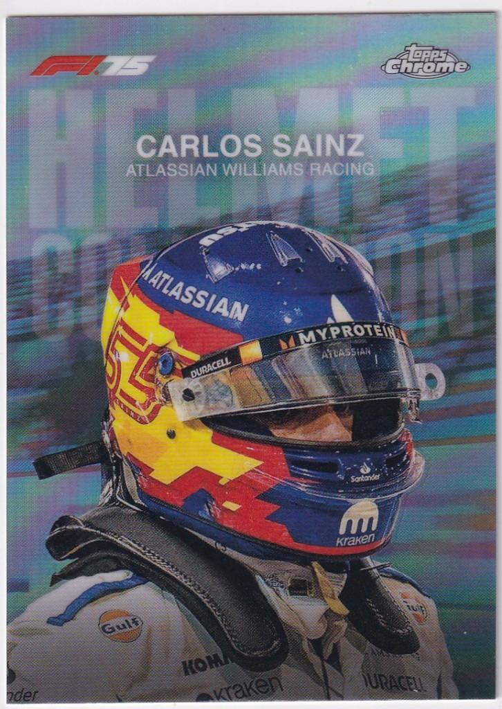 Carlos Sainz Helmet Refractor #HC-7, Verzamelen, Automerken, Motoren en Formule 1, Verzenden, Nieuw, Formule 1