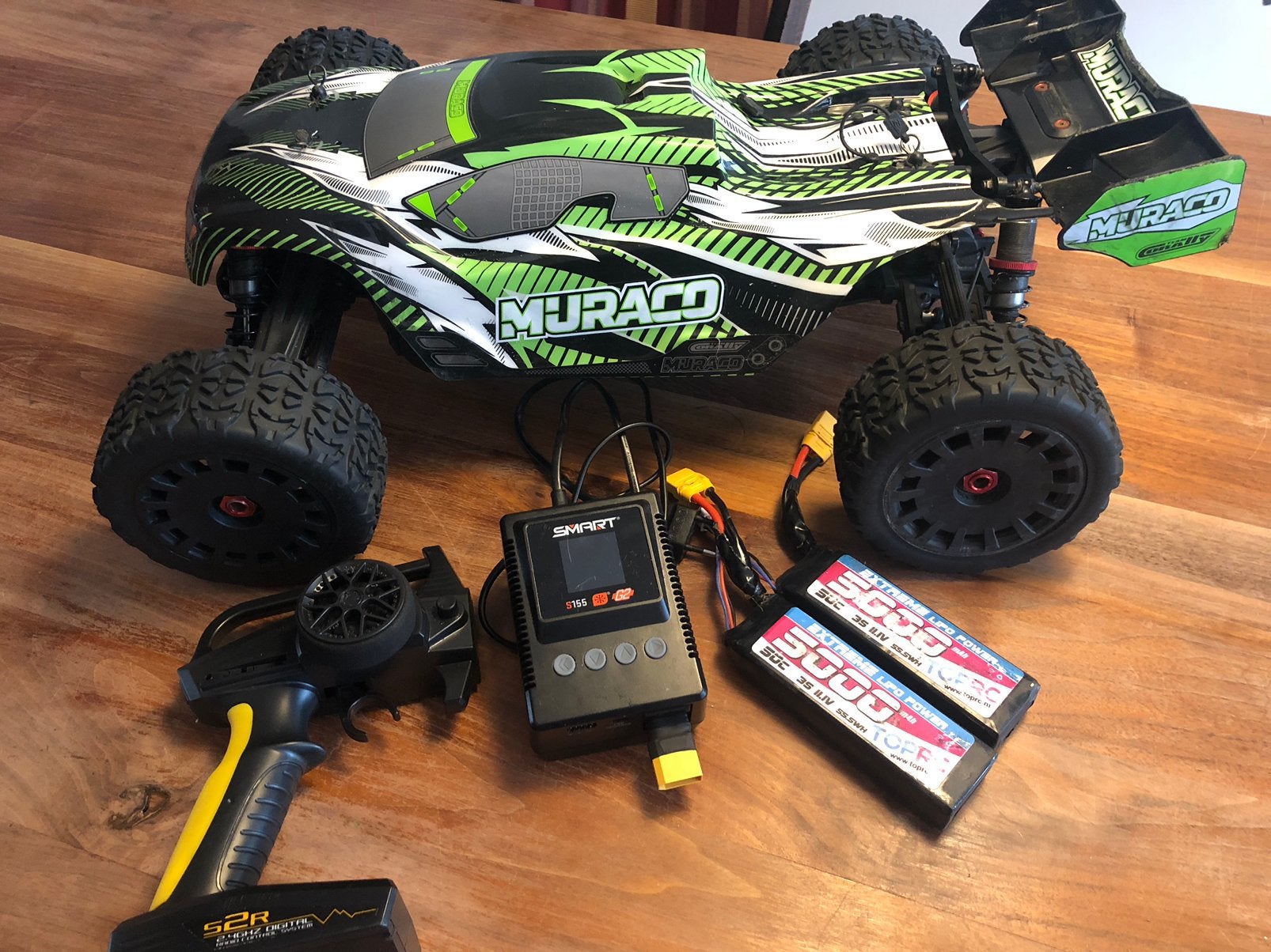 6S racemonster schaal 1:8! Team Corally Muraco, Hobby en Vrije tijd, Elektro, Auto offroad, Ophalen of Verzenden, Zo goed als nieuw
