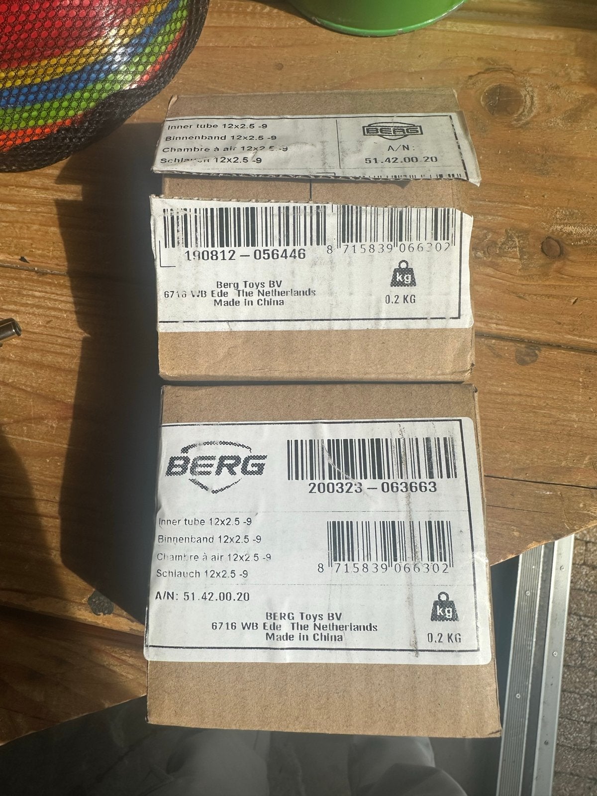 Nieuwe Berg skelter binnenband 12x2.5-9, Ophalen, Nieuw, Berg