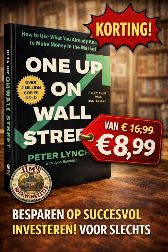 One Up On Wall Street - Peter Lynch (Jim's Boekwinkeltje), Ophalen of Verzenden, Zo goed als nieuw, Peter Lynch, Nederland