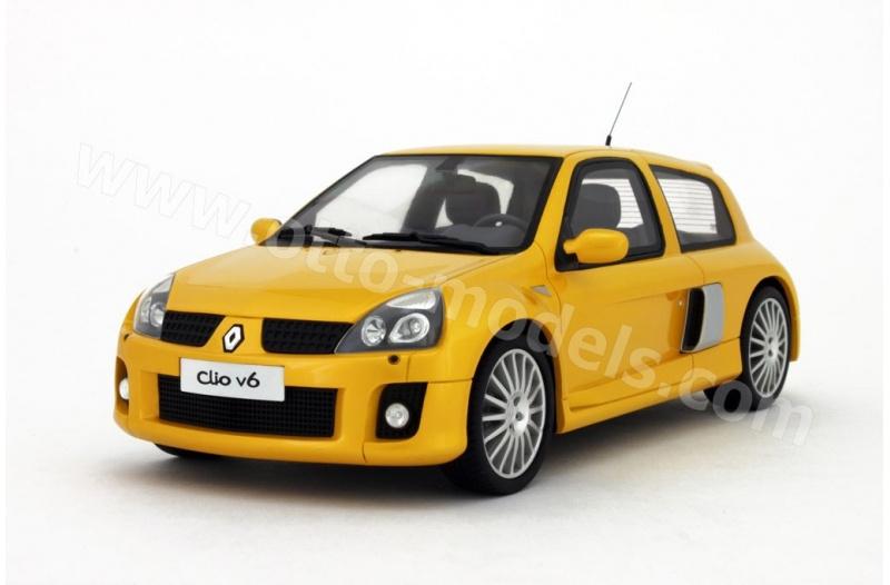 Renault Clio Ph. 2 V6 Sirius Yellow 1:18 Otto Models OT582, Hobby en Vrije tijd, Modelauto's | 1:18, Ophalen of Verzenden, Nieuw